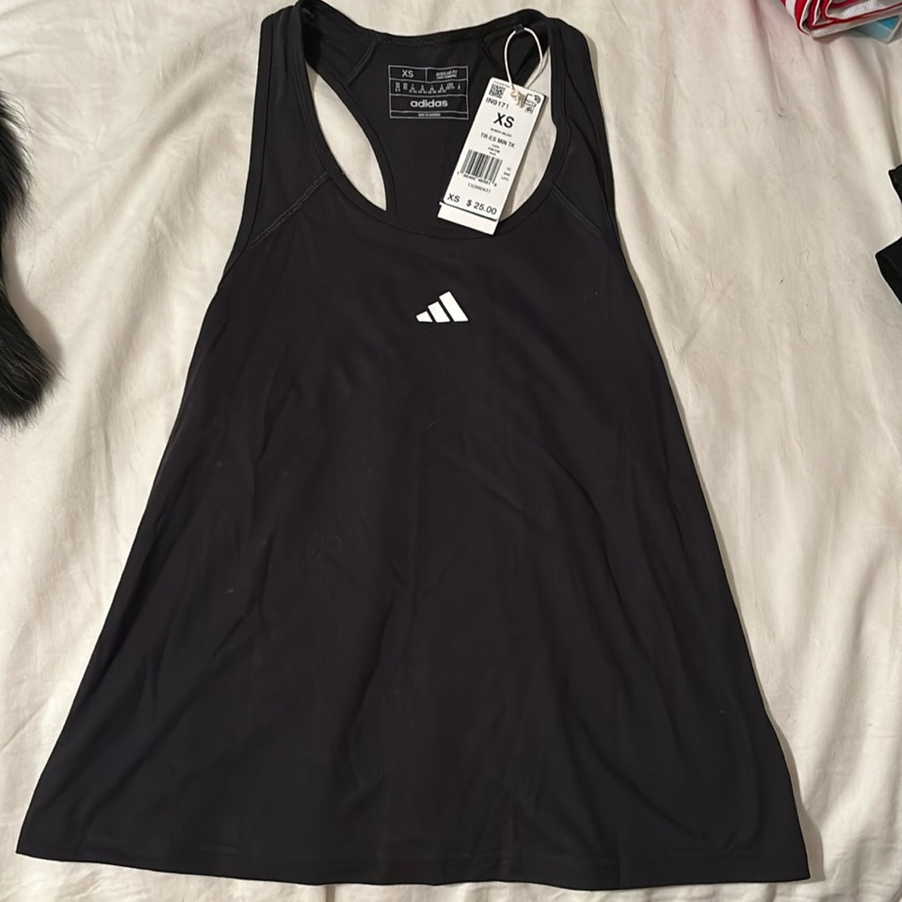 Adidas new with tags black tank top